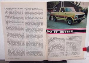 1978 Ford Times Issue June Sept Oct Dec Original TBird Jubilee Torino Mustang