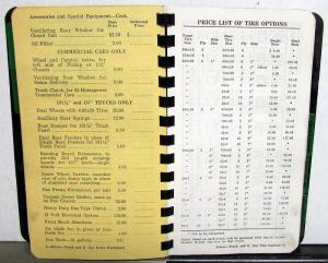 1936 Fordex Sales Reference Data Book Ford Car Truck Lincoln-Zephyr Seco Publish