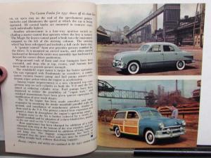 1950 Ford Times December Issue Original Deluxe Tudor Custom Fordor