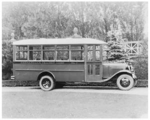 1930 Ford Model Bus with York-Hoover Body Corp Press Photo 0476 - York PA