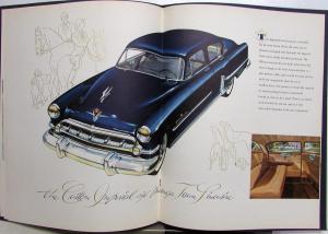 1954 Chrysler Imperial ORIGINAL Prestige Color Sales Brochure Newport Limo