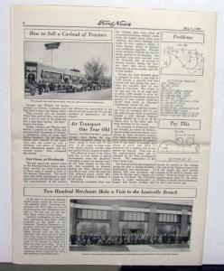 1926 Ford News 5/1/26 Model T Employee Paper