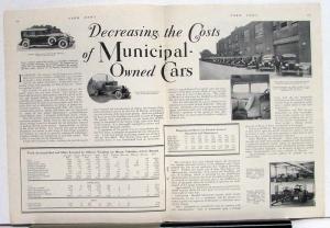 1932 Ford News August Issue June July Truck Display Ads Original