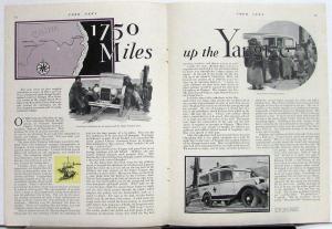 1932 Ford News August Issue June July Truck Display Ads Original