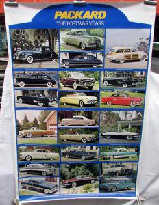 1947-1958 Packard Models Postwar Years Poster By Automobile Quarterly