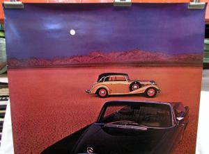 1968 Mercedes Benz Dealer Showroom Poster New 280SE & 540K Orig