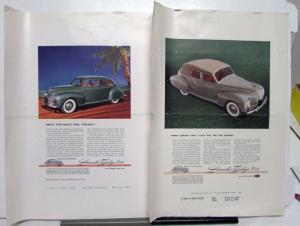 1939 Lincoln Zephyr V12 Four Door Two Door Sedan Spring Ad Proof