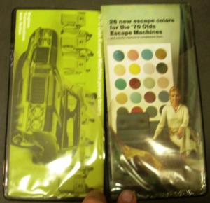 1970 Oldsmobile Selling Facts Salesman Kit Colors Escape Machine Power Teams 442