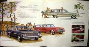 1961 Rambler Station Wagon Classic Ambassador V8 American Large Sales Brochure