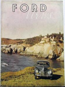 1940 Ford News Magazine February Issue Original