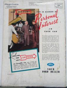 1940 Ford News Magazine February Issue Original