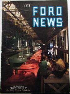 1940 Ford News Magazine June Issue Original