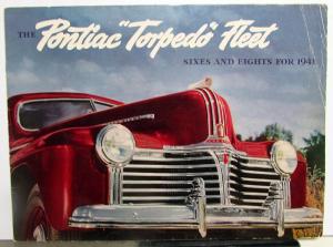 1941 Pontiac Deluxe Streamliner Custom Torpedo Fleet Six Eight Sales Brochure