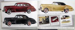 1941 Pontiac Deluxe Streamliner Custom Torpedo Fleet Six Eight Sales Brochure