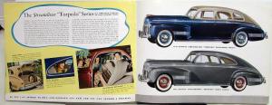 1941 Pontiac Deluxe Streamliner Custom Torpedo Fleet Six Eight Sales Brochure