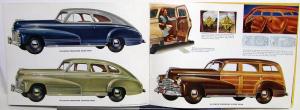 1942 Pontiac Streamliner Torpedo Original Dealer Sales Brochure Large Prestige