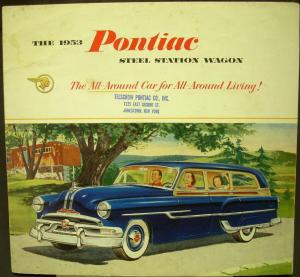 1953 Pontiac Steel Station Wagon Dealer Sales Brochure