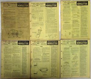 1963-1966 Ford Fleet and Leasing Sales Department Parts/Service Newsletter Lot