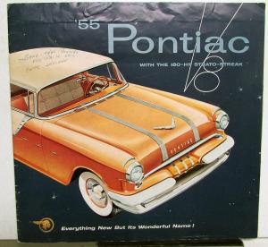 1955 Pontiac Dealer Sales Brochure Star Chief Chieftain Catalina Large