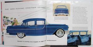 1955 Pontiac Dealer Sales Brochure Star Chief Chieftain Catalina Large