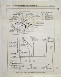 1957 Lincoln Technical Service Bulletins Lot - Lincoln and Continental Mark II