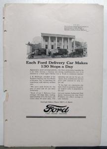 1926 Ford Model T Light Delivery Car Ad  Proof