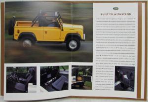 1995 Land Rover Defender 90 Sales Brochure Original