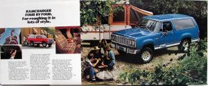 1978 Dodge Adult Toys Trucks Warlock Power Wagon 4x4 Vans Sales Brochure Orig