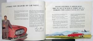 1955 Nash Dealer Prestige Brochure Ambassador Statesman Rambler Metropolitan