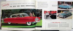 1955 Nash Dealer Prestige Brochure Ambassador Statesman Rambler Metropolitan