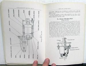 1920-1921 Westcott Type C-48 and C-38 Owners Manual Book of Instructions