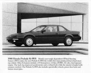 1988 Honda Prelude Si 4WS Press Photo 0079