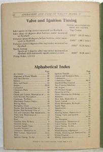 1937 Willys Model 37 Owners Manual