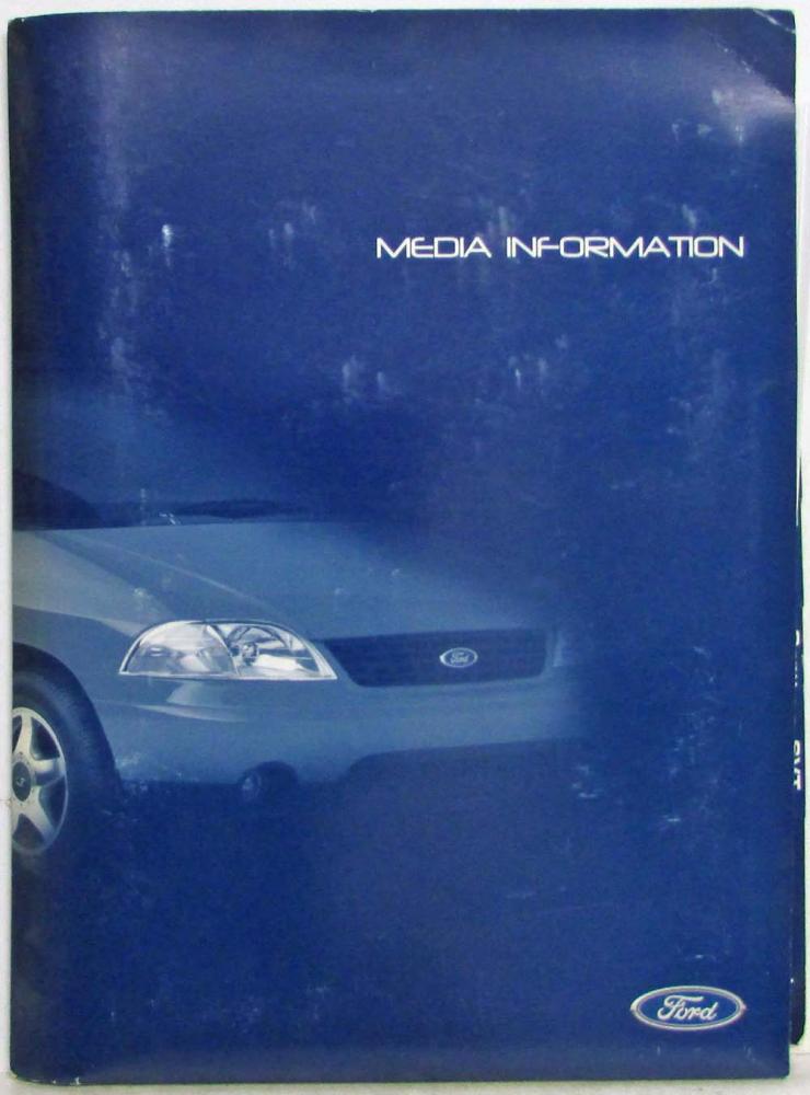 2000-2001 Ford Media Information Press Kit - SVT Mustang Cobra R ...