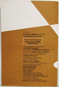 1955 General Motors Floor Plan of Exhibits and Shows at Motorama in Boston