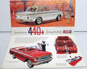 1963 Rambler American 440 330 220 Wagon AMC Prestige Sales Brochure XL Orig