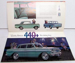 1963 Rambler American 440 330 220 Wagon AMC Prestige Sales Brochure XL Orig