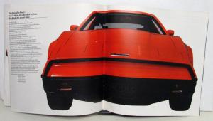 1975 Bricklin Dealer Color Sales Brochure & Poster Gull-Wing Doors Sports Car