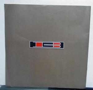 1975 Bricklin Dealer Color Sales Brochure & Poster Gull-Wing Doors Sports Car