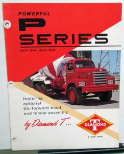 1965 Diamond T P Series Truck Models Dealer Sales Folder 4X2 4X4 6X4 6X6