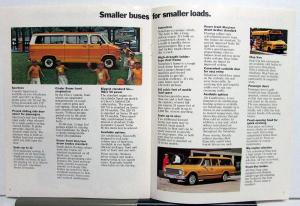 1972 Chevrolet School Bus Chassis Dealer Sales Brochure Series 50 & 80