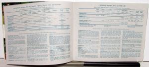 1970 General Motors Shareholders Brochure Specs/Pricing Chevrolet Pontiac Buick