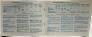 1970 General Motors Shareholders Brochure Specs/Pricing Chevrolet Pontiac Buick