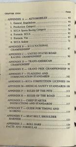 1968 Sports Car Club of America General Competition Rules Book - SCCA