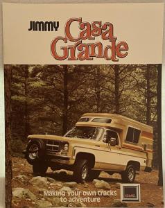 1977 GMC Jimmy Casa Grande Sales Folder Brochure