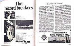 1966 Governors Cup Racing Program at Marlboro Speedway National Championship