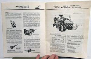 1963 63 1/2 Ford Falcon Dealer Illustrated Pricing & Specification Manual Repro