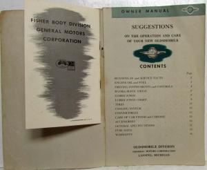 1950 Oldsmobile Owners Manual Care and Operation Guide Futuramic