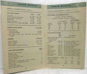 1950 Oldsmobile Owners Manual Care and Operation Guide Futuramic