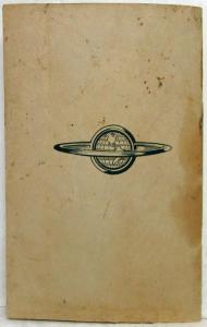 1950 Oldsmobile Owners Manual Care and Operation Guide Futuramic